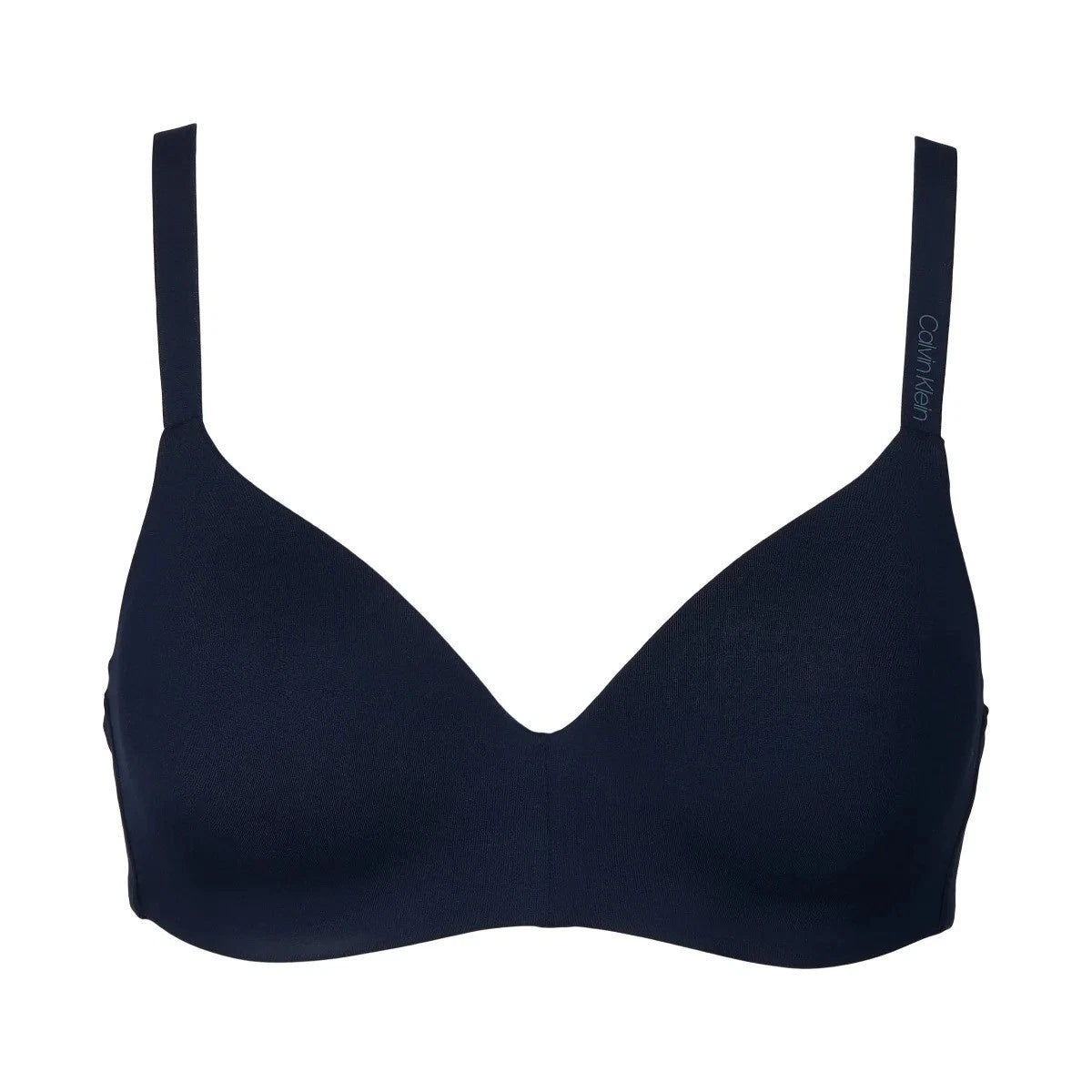 Calvin Klein Paquete de 2 bra de microfibra sin aros Talla S (nude+gris)