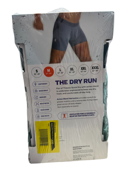 Pair of Thieves Boxer Briefs para Hombre, Quick Dry, Action Blend, 3-Pack Talla Mediana